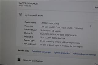 Acer Nitro 5 N22C1 15.6